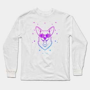 Cool Corgi (version II) Long Sleeve T-Shirt